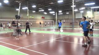 Badminton Defense Drills - Behind the Back