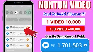 TERBUKTI MEMBAYAR💵 Nonton 1 Video Dibayar Saldo Dana Tercepat - Cara Dapat Uang Dari Internet 2024