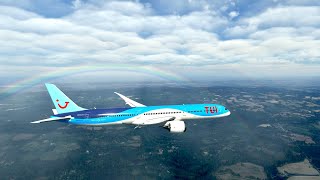 Boeing 787-10, TUI Airways, arrival at London Gatwick Airport 🇬🇧 MSFS2020