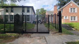 3rd Coast Imports | 50% Privacy Aluminum Slat Fence & Gate | Houston Tx