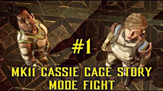 Mortal Kombat 11 Cassie Cage Story Mode Fight