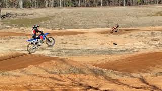 Sam getting some seat time at the Masters Motoplex.