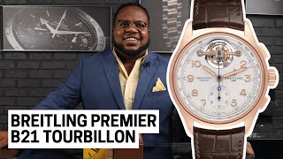 Breitling's Finest: Premier B21 Tourbillon Chronograph Rose Gold | SwissWatchExpo