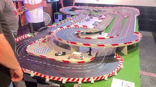 Carrera Digital 132 Slot Car Race: GT's-Porsche, Ford Capri, CR8 & Calloway Vette and Mercedes.