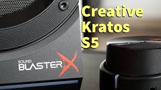 🔈 רמקולים למחשב עם RGB, אלו ה- Sound BlasterX Kratos S5