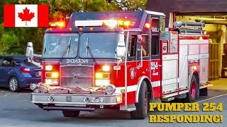 Kirkland | Montréal Fire Service (SIM) Pumper 254 Responding From Station 54 (Collection)