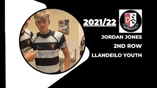 LLANDEILO YOUTH 2021/22  - JORDAN JONES - 2ND ROW