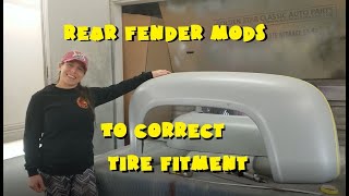 Ford F100 Rear Fender Mods With Hank Stacey & Kevin