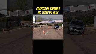 Carros da Renault no teste do alce (manobra de esquiva)