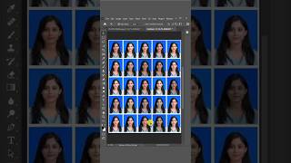 Create Passport Photo Size In Photoshop! | Photoshop Tutorial #shorts #photoshop