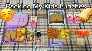 Morning Routine Of Packing My Kids Lunches