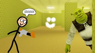 SHREK AHHHHH (roblox shrek in the backrooms)