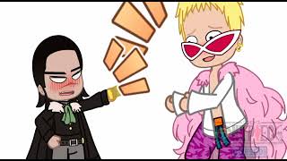 DOFFY E O CROCO FIZERAM "AQUILO"?! {Meme} O.P Gacha (Shichibukais 💙🌊👑)