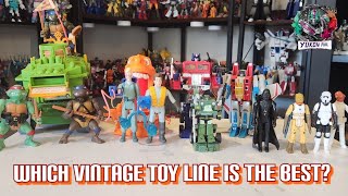 TOY REVIEW | Which VINTAGE Toy Line is the BEST?? #vintagetoys #tmnt #transformers