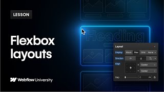Flexbox layouts in Webflow — Web design tutorial