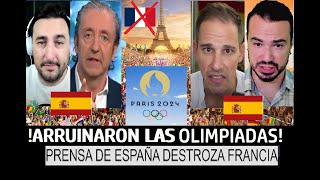 PRENSA de ESPAÑA ATENTA contra FRANCIA por la DELICUENCIA en los JUEGOS OLIMPICOS