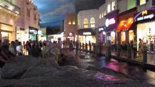 Miracle Mile Shops Planet Hollywood Rainstorm Las Vegas Strip