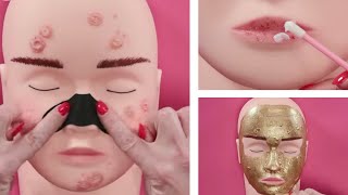 Asmr  how to treat face pimples how to do makeup  #facemakuep #mrnajeebideas