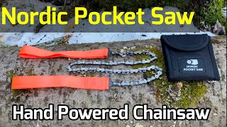 Nordic Pocket Saw Hand Powered Chainsaw