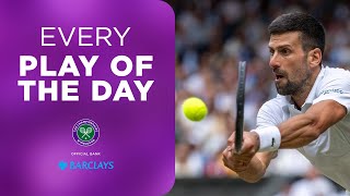 The greatest shots from Wimbledon 2024 | Every Play of the Day presented by Barclays