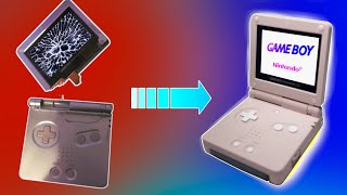 IT WAS BROKEN... Lets fix it! Gameboy advanced SP shell replacement from Extremerate