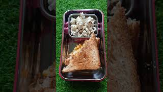 Kids tiffin idea: sandwich and popcorn #shorts #ytshort #tiffin #tiffinbox #homemade