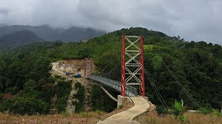 Jembatan Penghubung Desa Ujung Deleng - Kuta Male Kabupaten Karo