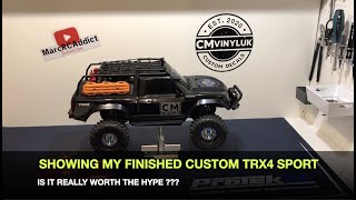 Custom Traxxas TRX4 Sport Finished But Is It Worth It?