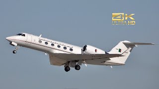 Gulfstream IV-SP G400 Algerian Government 7T-VPC departure at Munich Airport MUC EDDM