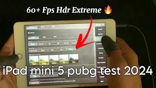 iPad mini 5 pubg test 2024😀 || iPad mini 5 2024 #ipadmini5