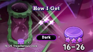 How I Beat 16-25 & 16-26 || Dark Mode || Cookie Run Kingdom