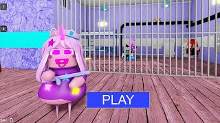 GIRL BARRY'S BABY PRISON RUN! (Obby) New Update Roblox - All Bosses Battle FULL GAME #roblox