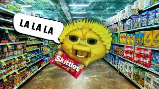 Skittles meme - Yellow Singing Pufferfish