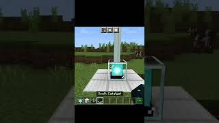 Minecraft trick beacon make like this beautiful # short