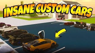 OUTDOOR ROBLOX SLOT CAR MEET! (CRAZY CUSTOM CARS)