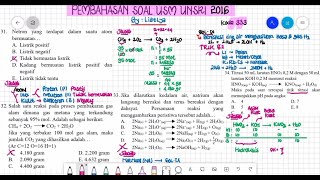 USMB UNSRI 2022✔PEMBAHASAN SOAL USM UNSRI 2016 (Lengkap)