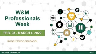 W&M Professionals Week Young Professionals Networking Workshop