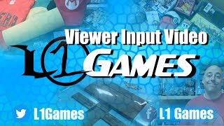 L1 Games Viewer Input Video!