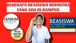 INI DIA BEASISWA BERMITRA YANG ADA DI KAMPUS || Mahasiswa || Beasiswa