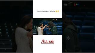 Thier bond😍Finally jhanak got selected✌️👏|#shorts #jhanak #hibanawab #jeetenge