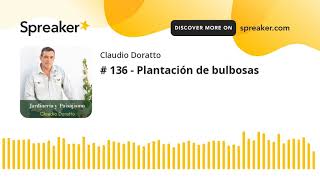 # 136 - Plantación de bulbosas