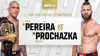 UFC 303: Alex Pereira vs Jiri Prochazka Highlights