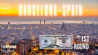 Barcelona, Spain| 4K | Drone Flight Over The Landmarks of Barcelona | 1st Sponsor Giveaway |