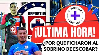 ¡IMPERDIBLE! Cruz Azul SALE A LA LUZ el motivo por el que FICHARON al primo de ESCOBAR