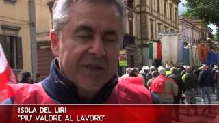 LAZIO TG: ISOLA DEL  LIRI,  PIU' VALORE AL LAVORO