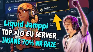 How Liquid Jamppi is STOMPING EU at 1,000RR RADIANT With Raze?!?! *Insane 70% Win Rate*