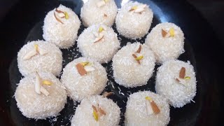 Only 5 Ingredients Coconut Ladoo in 10 Minutes |  Instant Coconut Ladoo Recipe  | YES WE CAN COOK