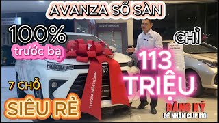 ✅Toyota Avanza MT 2023| MIỄN100% Thuế Trước Bạ - Giá Lăn Bánh Tháng 11 | Toyota Bến Thành