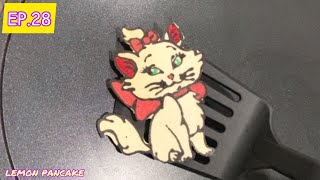 Easy Pancake Art : EP.28 Disney Marie Cat | LEMON Pancake