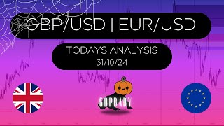 Todays Analysis & Forecast | GBP/USD, EUR/USD | 31.10.24